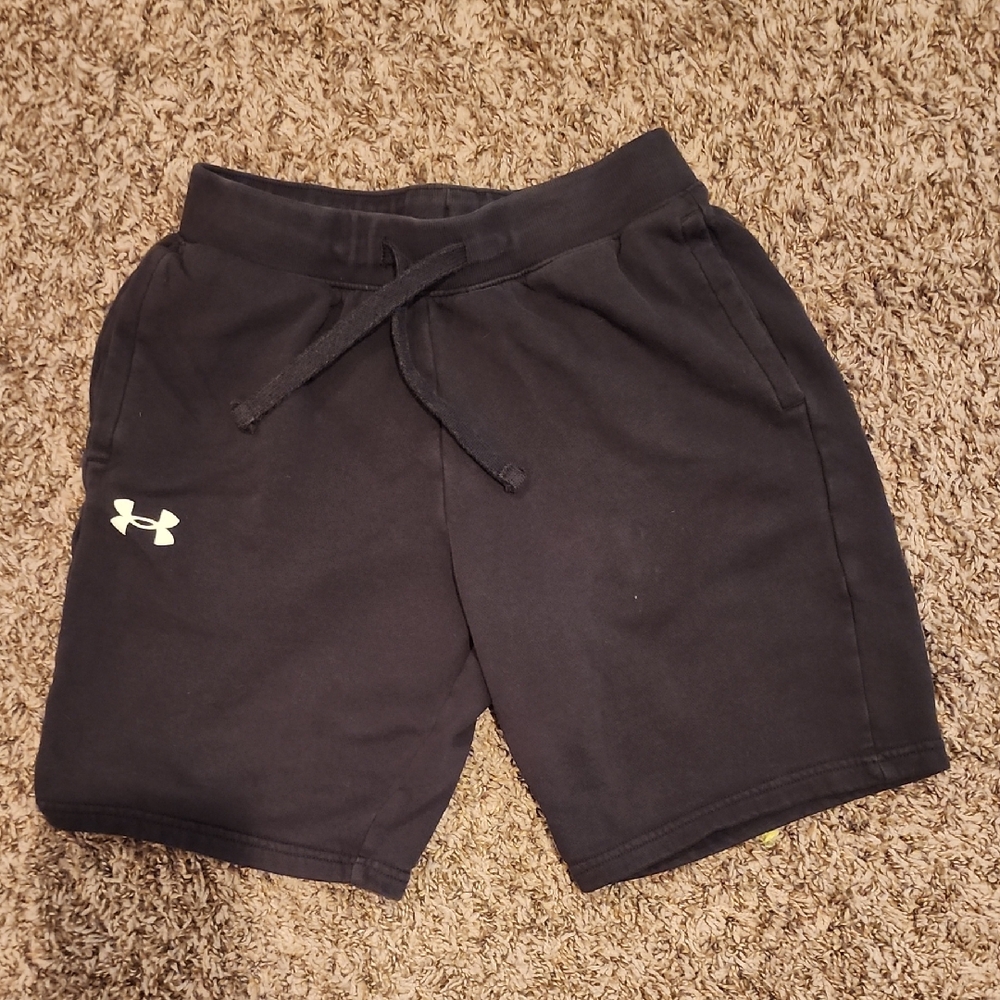 Under Armour Boy's Black Sweatshorts